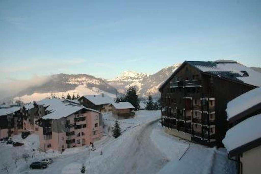 Appartement Montagne La Vallee Verte Coeur Station Hirmentaz Bellevaux Eksteriør bilde